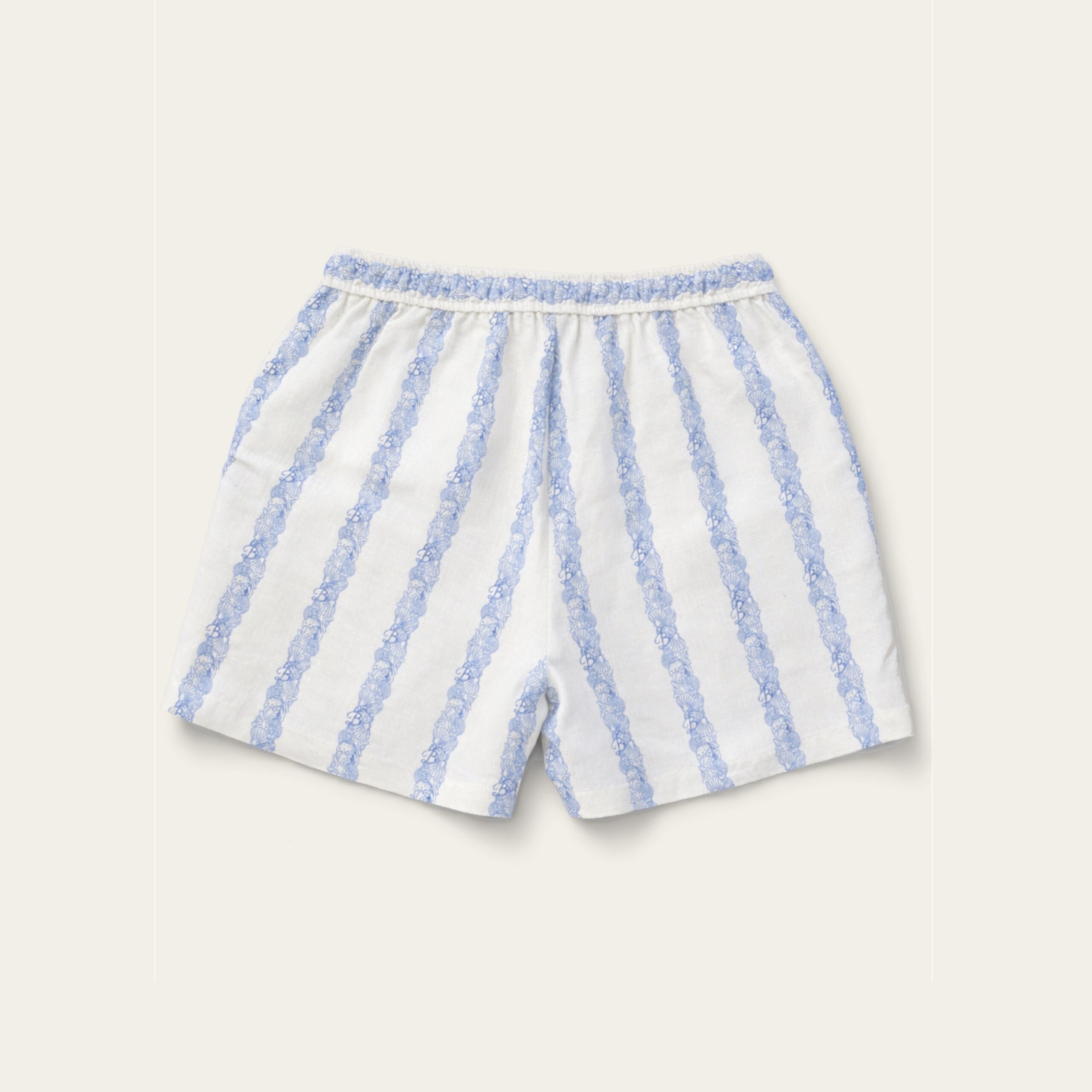 SEASHELL linen drawstring shorts - Image 2