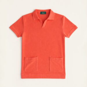 Braber polo shirt coral